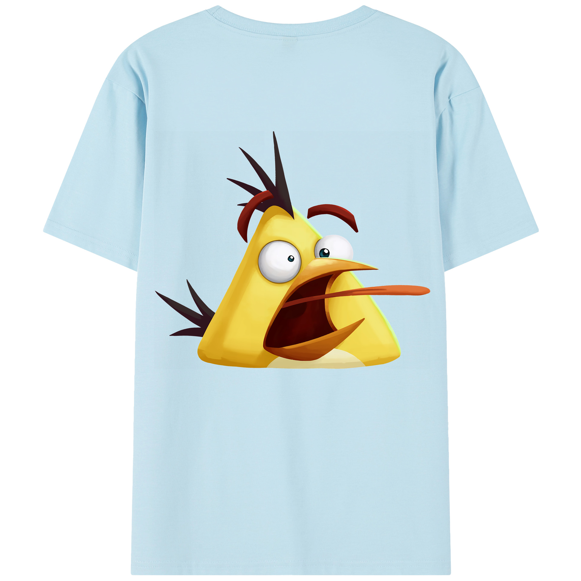 （画像用） Angry Birds アングリーバード 綿100％半袖Tシャツ（背面プリント）